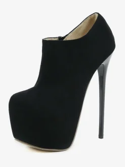 Escarpins sexy à talons hauts et talons aiguilles en micro-daim pour femmes