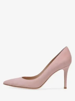 Escarpins à talons aiguilles et tige en PU verni pour femmes