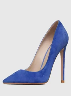 Escarpins à Talons Hauts avec Bout Pointu Unicolore