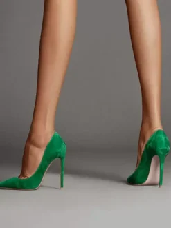 Escarpins à Talons Hauts avec Bout Pointu Unicolore