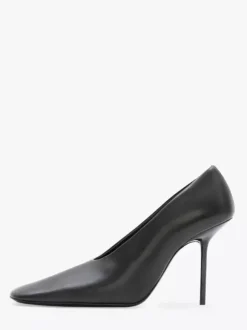 Escarpins à talons hauts pour femmes bout carré chaussures habillées à enfiler