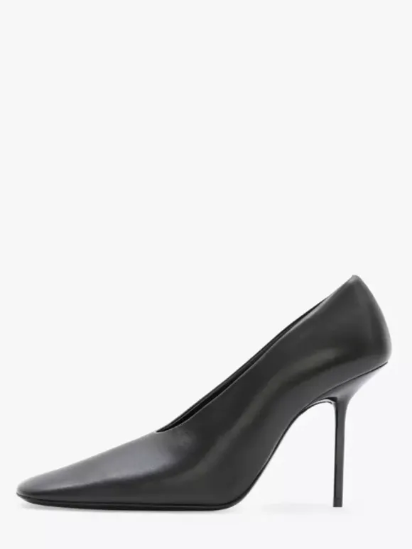 Escarpins à talons hauts pour femmes bout carré chaussures habillées à enfiler