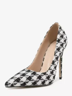 Escarpins à talons hauts pour femmes bout pointu à enfiler