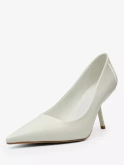 Escarpins à talons hauts rouges et bout pointu pour femmes