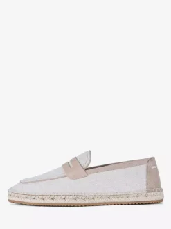 Espadrilles à enfiler pour homme avec semelle en corde tressée
