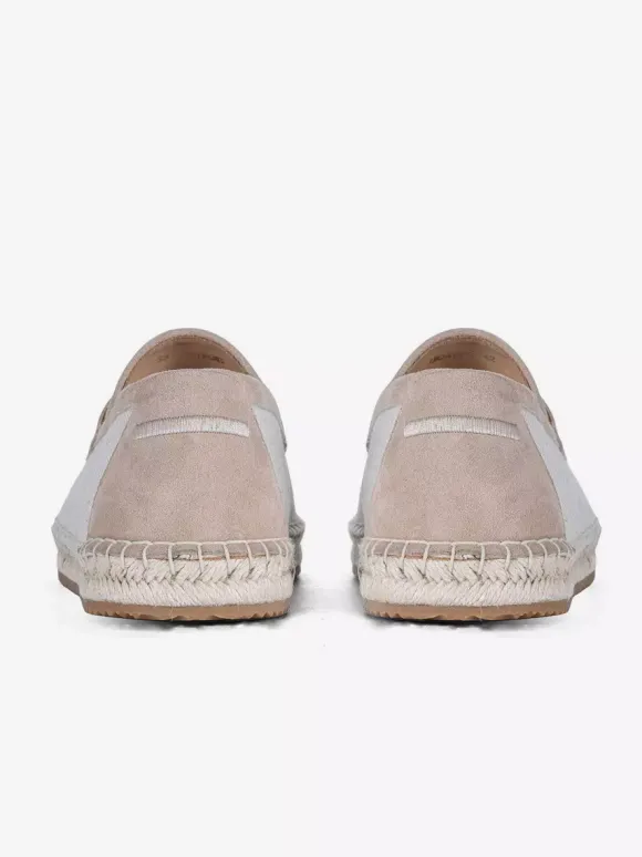 Espadrilles à enfiler pour homme avec semelle en corde tressée