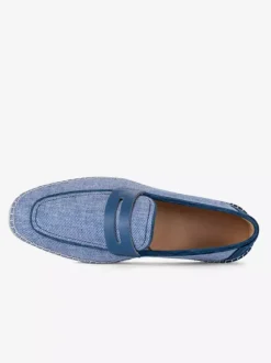 Espadrilles à enfiler pour homme avec semelle en corde tressée