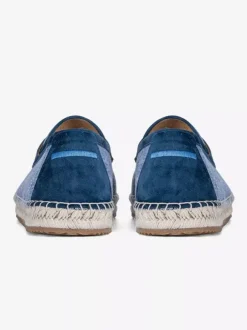 Espadrilles à enfiler pour homme avec semelle en corde tressée