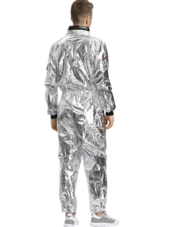 Femmes Homme Enfatn Astronaute Cosplay Costume Combinaison Costumes d'Halloween