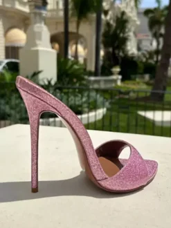 Femmes Quotidien Décontracté Chic Bout Pointu Talon Aiguille Escarpins PU Cuir