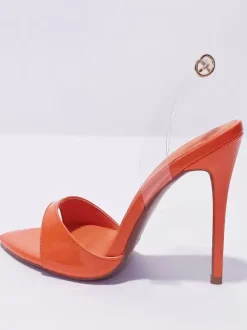 Femmes Quotidien Décontracté Chic Bout Pointu Talon Aiguille Escarpins PU Cuir