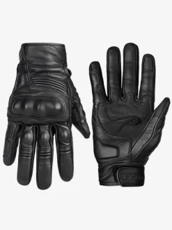 Gants Noirs Moto En Cuir Hommes Écran Tactile Course Vélo Escalade Randonnée