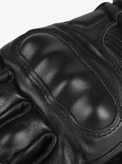 Gants Noirs Moto En Cuir Hommes Écran Tactile Course Vélo Escalade Randonnée