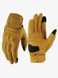 Gants Noirs Moto En Cuir Hommes Écran Tactile Course Vélo Escalade Randonnée