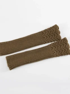 Gants Chauffants Femme en Côtelé Unicolore