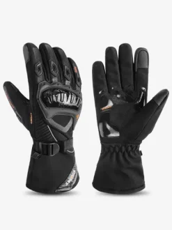 Gants De Moto Vélo Randonnée Hommes Imperméables Coupe-Vent Écran Tactile Anti-Glissant