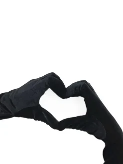 Gants Femme en Velours Unicolore