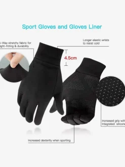Gants Homme Thermique Gant De Jeux Écran Tactile Gant De Sport Cyclisme Moto Ski