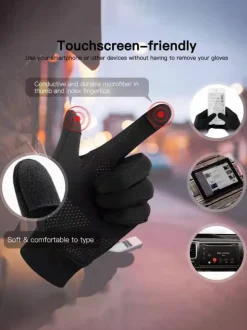 Gants Homme Thermique Gant De Jeux Écran Tactile Gant De Sport Cyclisme Moto Ski
