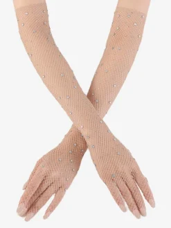 Gants Longs Pour Femmes Strass