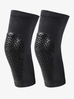Genouillères NoiresDe Moto Anti-Chute Respirantes Absorbant La Sueur Protection Genou