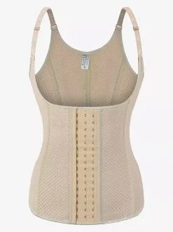 Gilet moulant en latex avec 12 os en acier pour sculpter le corps ceinture abdominale corset