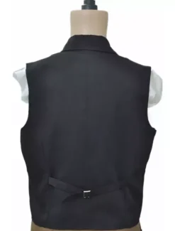 Gilet Opéra steampunk vintage noir croisé Déguisements Halloween