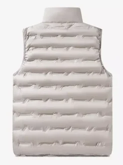 Gilet rembourré sans manches à col montant pour homme
