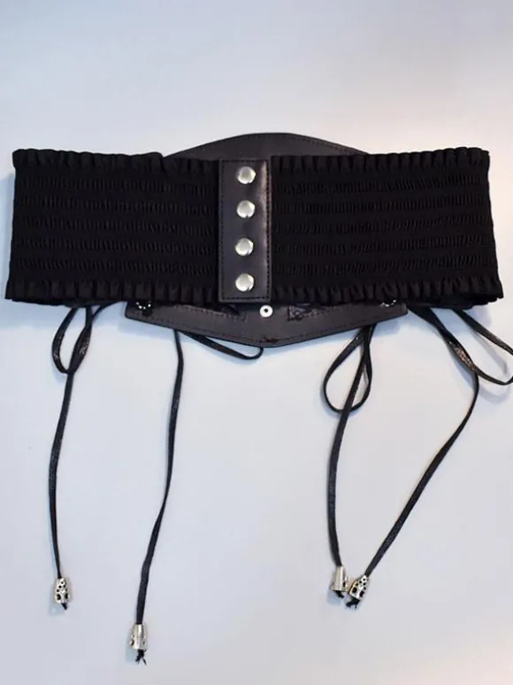 Gothique Lolita Accessoires Lacet Noir Dentelle Fibre Divers