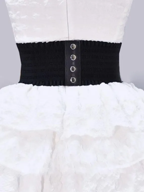Gothique Lolita Accessoires Lacet Noir Dentelle Fibre Divers