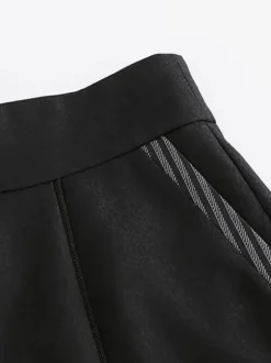 Gothique Pantalon Lolita Bloomers Short Lolita Droit Noir
