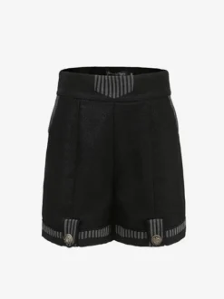 Gothique Pantalon Lolita Bloomers Short Lolita Droit Noir