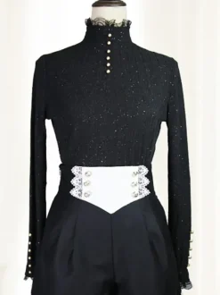 Gothique Lolita Manteaux Noir Dentelle Printemps Lolita Vintage