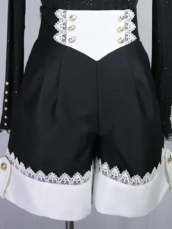 Gothique Lolita Manteaux Noir Dentelle Printemps Lolita Vintage