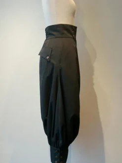 Gothique Lolita Pantalon 艗illets Noir Lolita Pantalons Déguisements