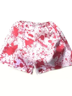 Halloween Costume effrayant d'Halloween pour les décorations de boule d'oeil rouge adulte Short en fibre de polyester Costume de vacances
