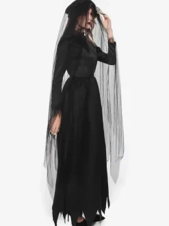 Halloween Costumes d'Halloween pour femmes Costume de mariée Vampire Costume de scène de spectacle pour femmes adultes