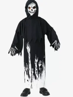 Halloween Costumes d'Halloween pour enfants Ensemble de polyester noir pour Halloween Vêtements pour enfants