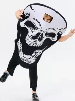 Halloween Déguisement d'Halloween pour enfants Haut en polyester noir pour enfants