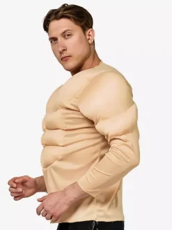 Halloween adulte muscle porter un T-shirt homme musclé