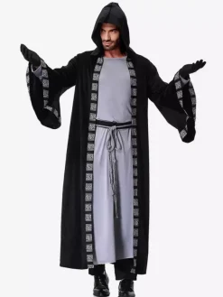 Halloween Carnaval Costume Vampire Sorcier Mascarade Adultes Performance Halloween