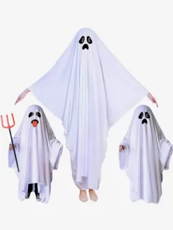 Halloween Costumes d'Halloween pour enfants Ensemble de polyester d'Halloween rose Cape pour enfants