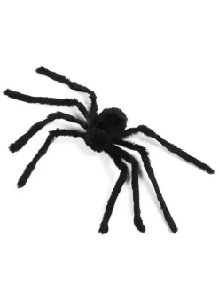 Halloween Décorations d'Halloween Fibre de polyester de couleur fendue Accessoires d'araignée d'Halloween