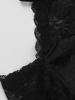 Halloween Vêtements gothiques pour femmes tunique gothique en polyester à volants en dentelle noire costumes rétro