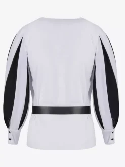 Haut Vintage blanc rétro à manches longues haut en Fiber de Polyester Costumes rétro pour hommes Bourgogne