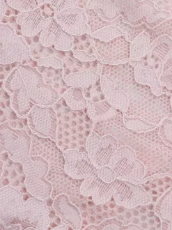 Haut en dentelle rose style corset pour femme - Chemisier bustier élégant à manches longues et décolleté c艙ur - Tenue de soirée printanière 2026