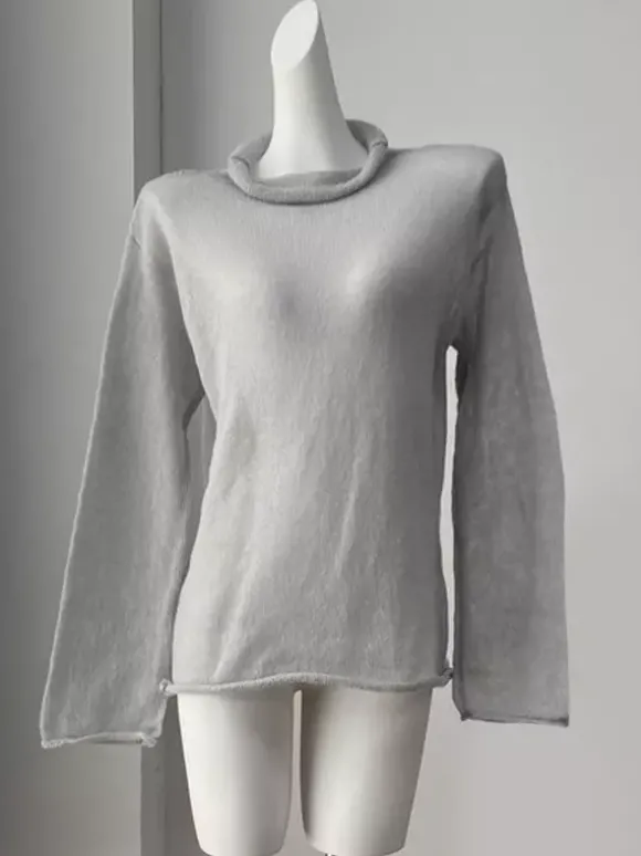 Hauts en tricot transparents à manches longues pour femmes 2026