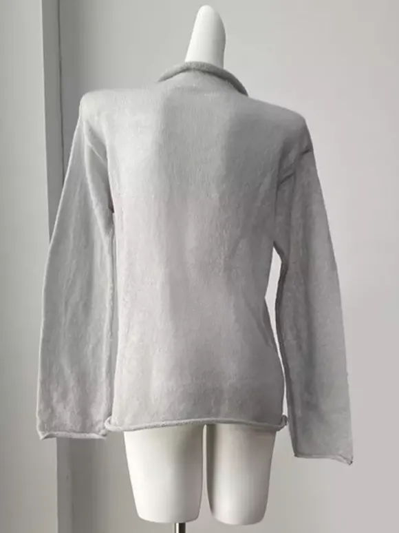 Hauts en tricot transparents à manches longues pour femmes 2026