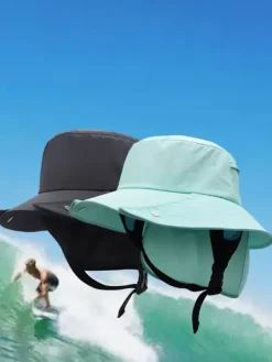 Homme Chapeau Chic Bloc de Couleur À Lacets Polyester Unisexe Chapeau de Soleil