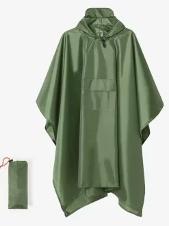 Imperméable à capuche randonné Accessoires Homme Polyester Bleu Foncé